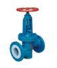 pfa lined wcb stainless steel chemical globe valve